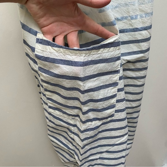 NWOT Sundry “Changing Tide” Stripe Midi Apron Dress - Picture 7 of 9